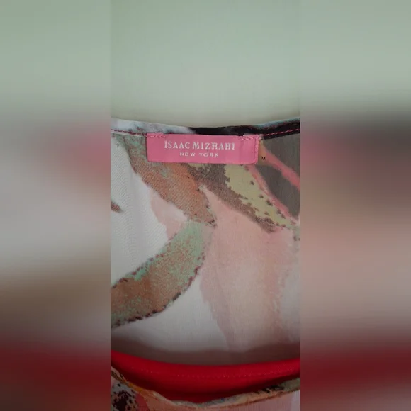 Isaac mizrahi floral colorfull maxidrees sz M aprox cocktail party barbiecore - Picture 3 of 11